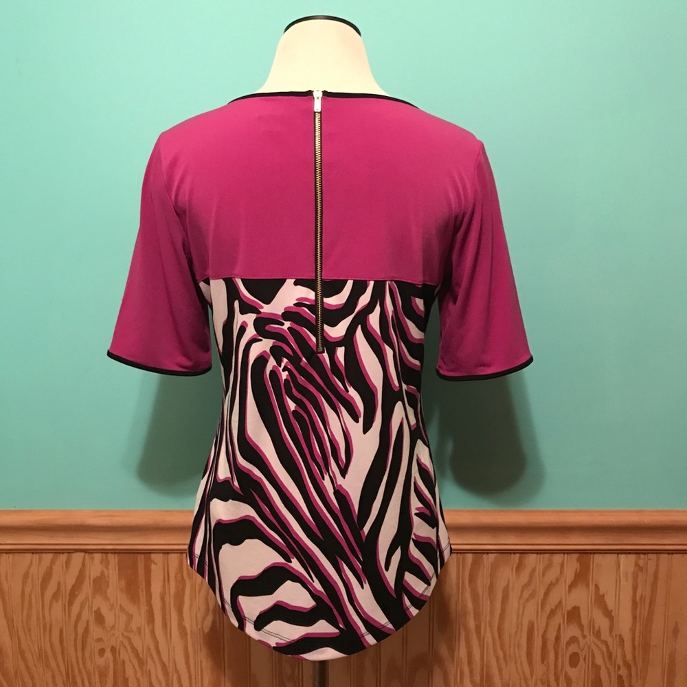 Worthington animal print top